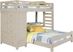 Creekside Stone Wash Twin/Twin Student Loft Bed with Chest