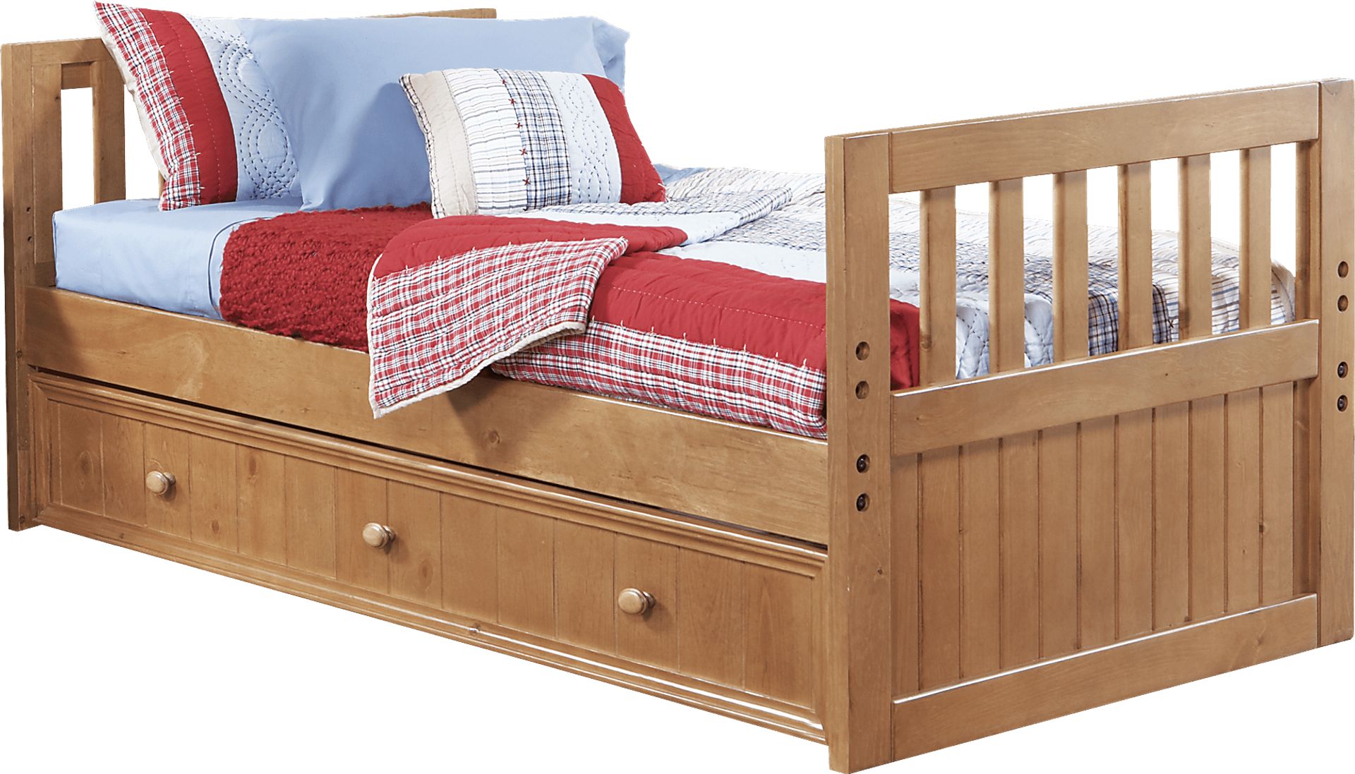 Creekside Taffy 3 Pc Twin Bed w/Trundle - Image 1