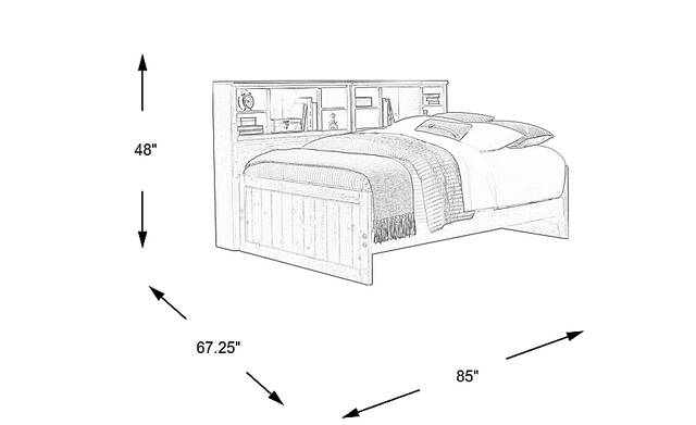 Dimension Image. Please refer to the Dimension Tab on this page for dimension details.