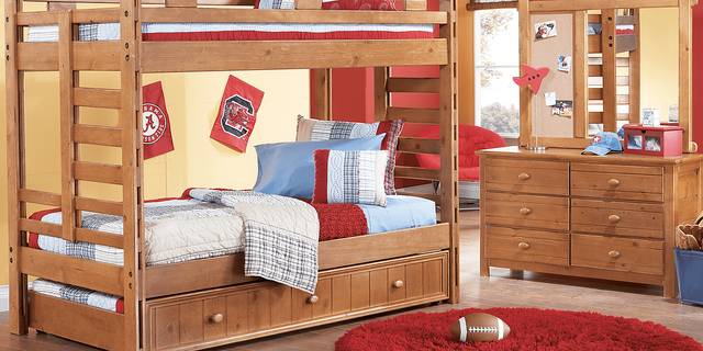 Creekside Taffy 6 pc Twin/Twin Bunk Bedroom - Thumbnail - Image 1