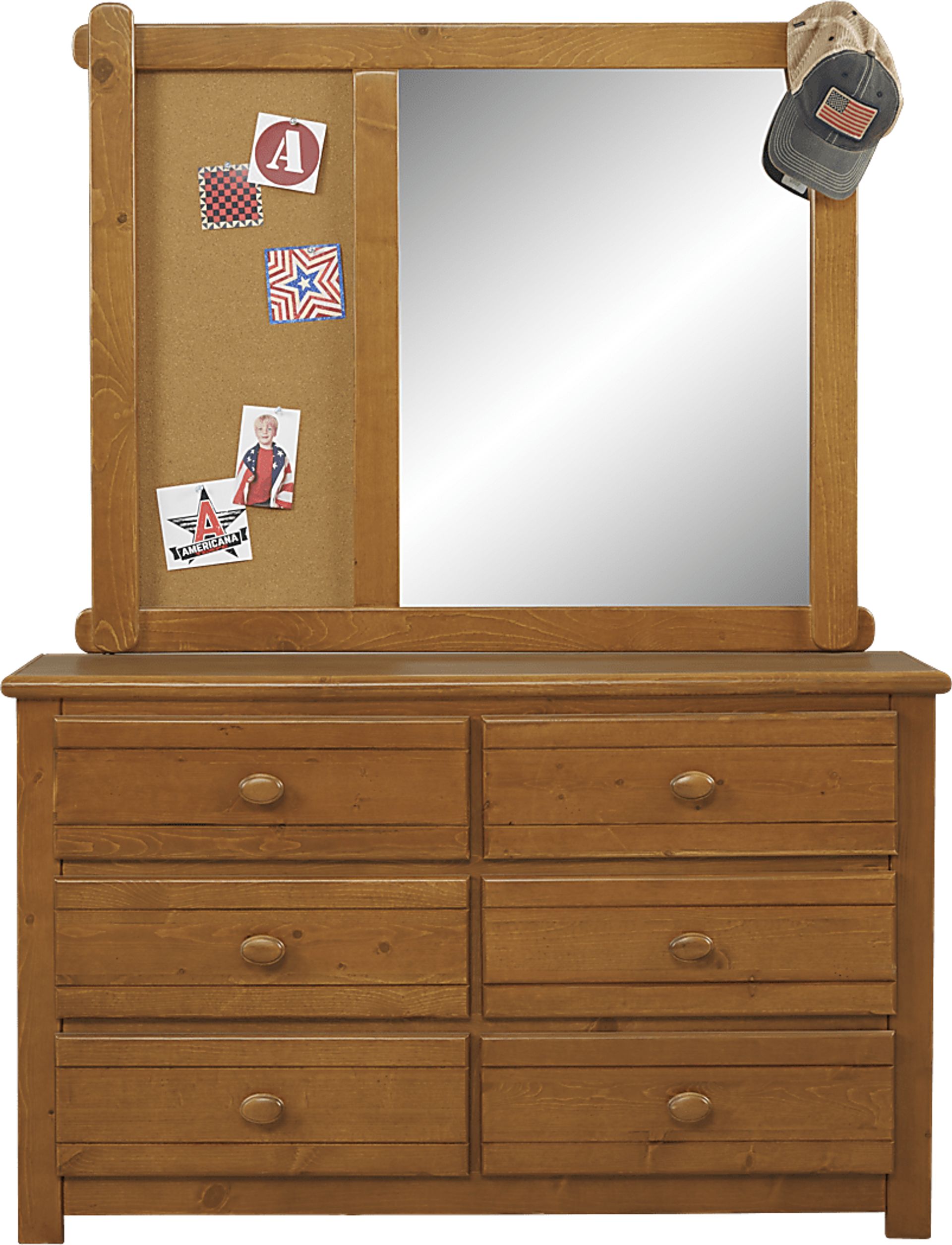 Creekside Taffy Dresser & Mirror Set - Image 1