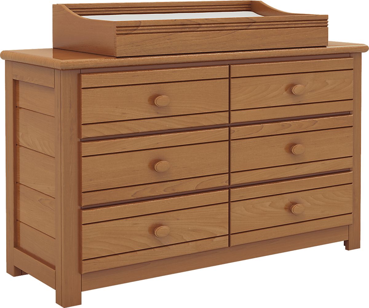 Creekside Taffy Light Wood Dresser & Changing Set | Rooms to Go