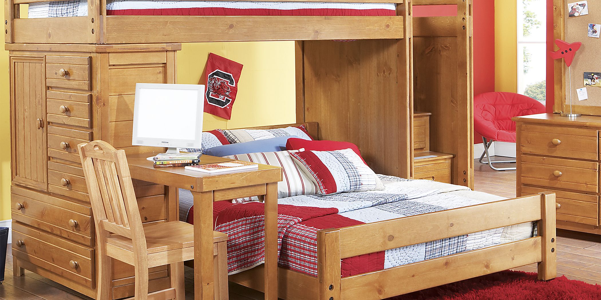 rooms to go creekside bunk bed
