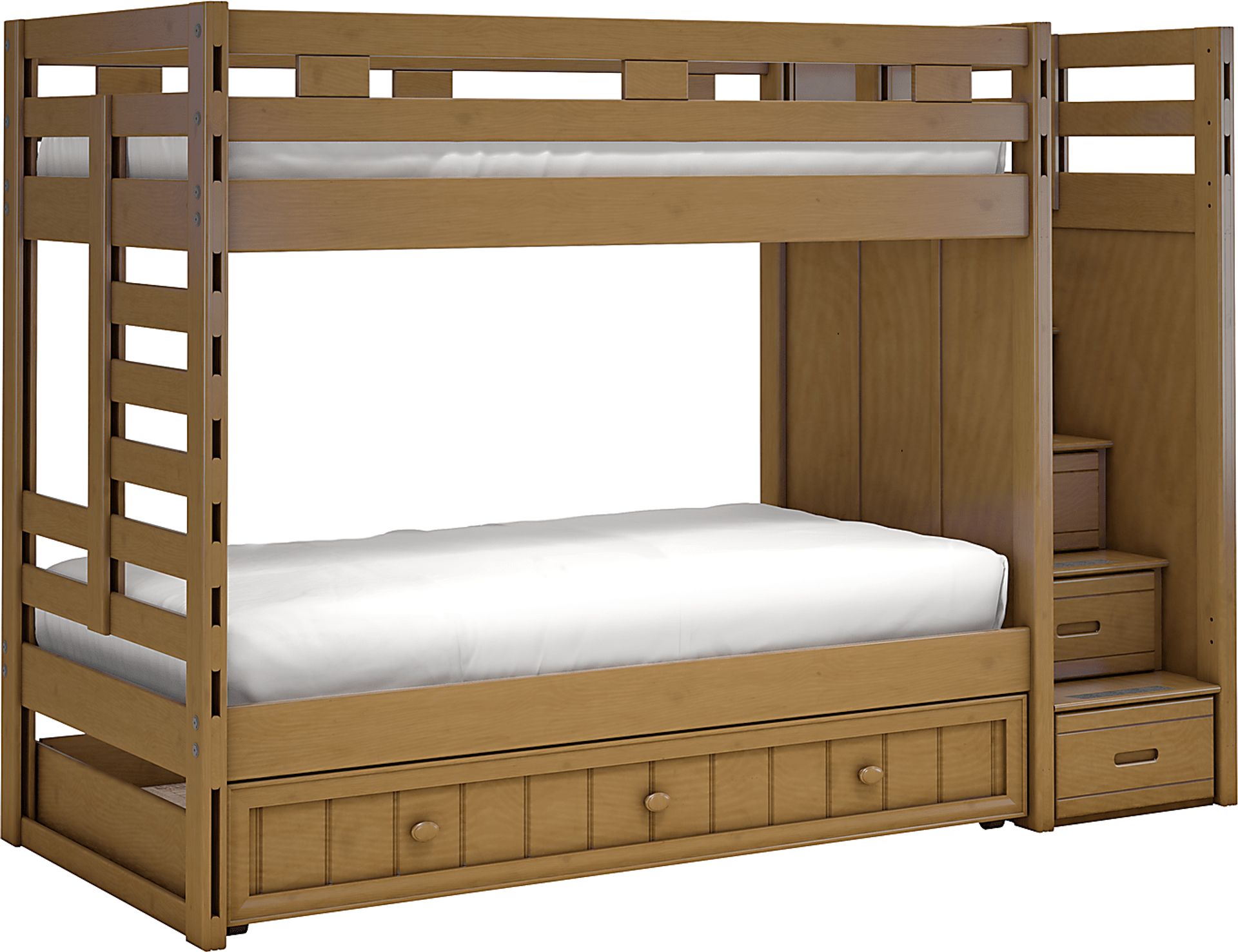 Creekside Taffy Twin/Twin Step Bunk Bed - Image 1