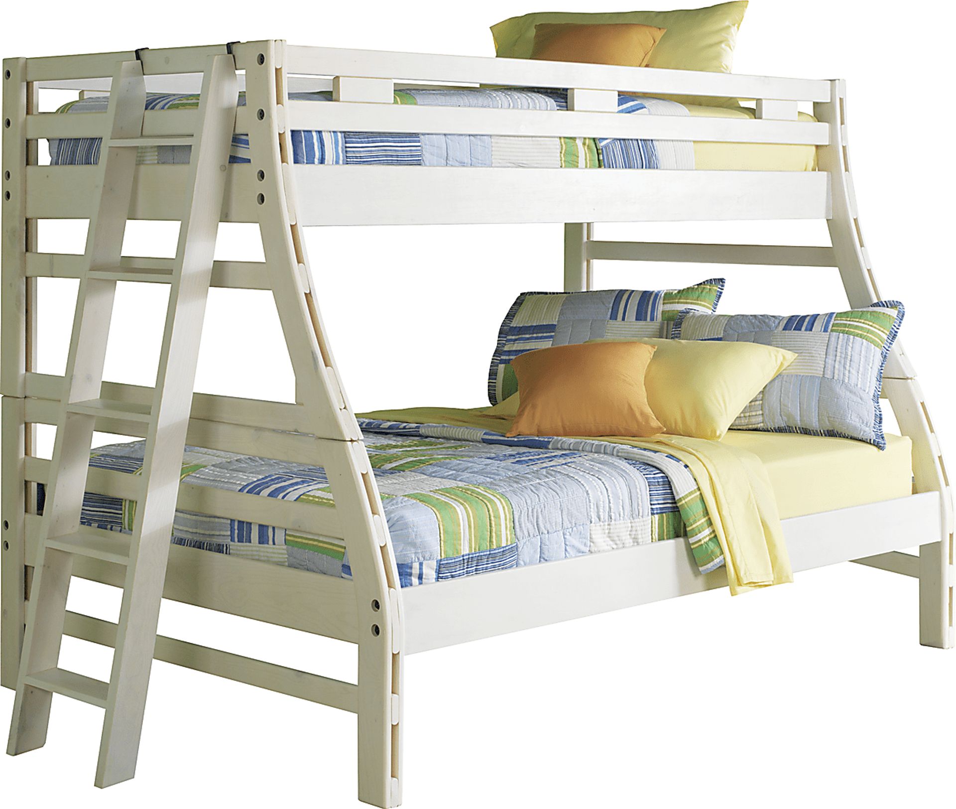 Creekside White Wash Twin/Full Bunk Bed - Image 1
