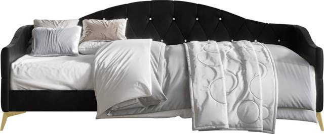 Crefeld Black Twin Daybed - Thumbnail - Image 1