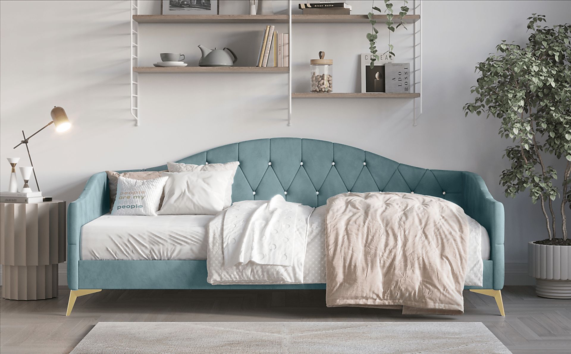 Crefeld Blue Twin Daybed - Image 3