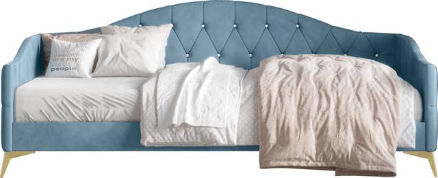 Crefeld Blue Twin Daybed - Thumbnail - Image 1