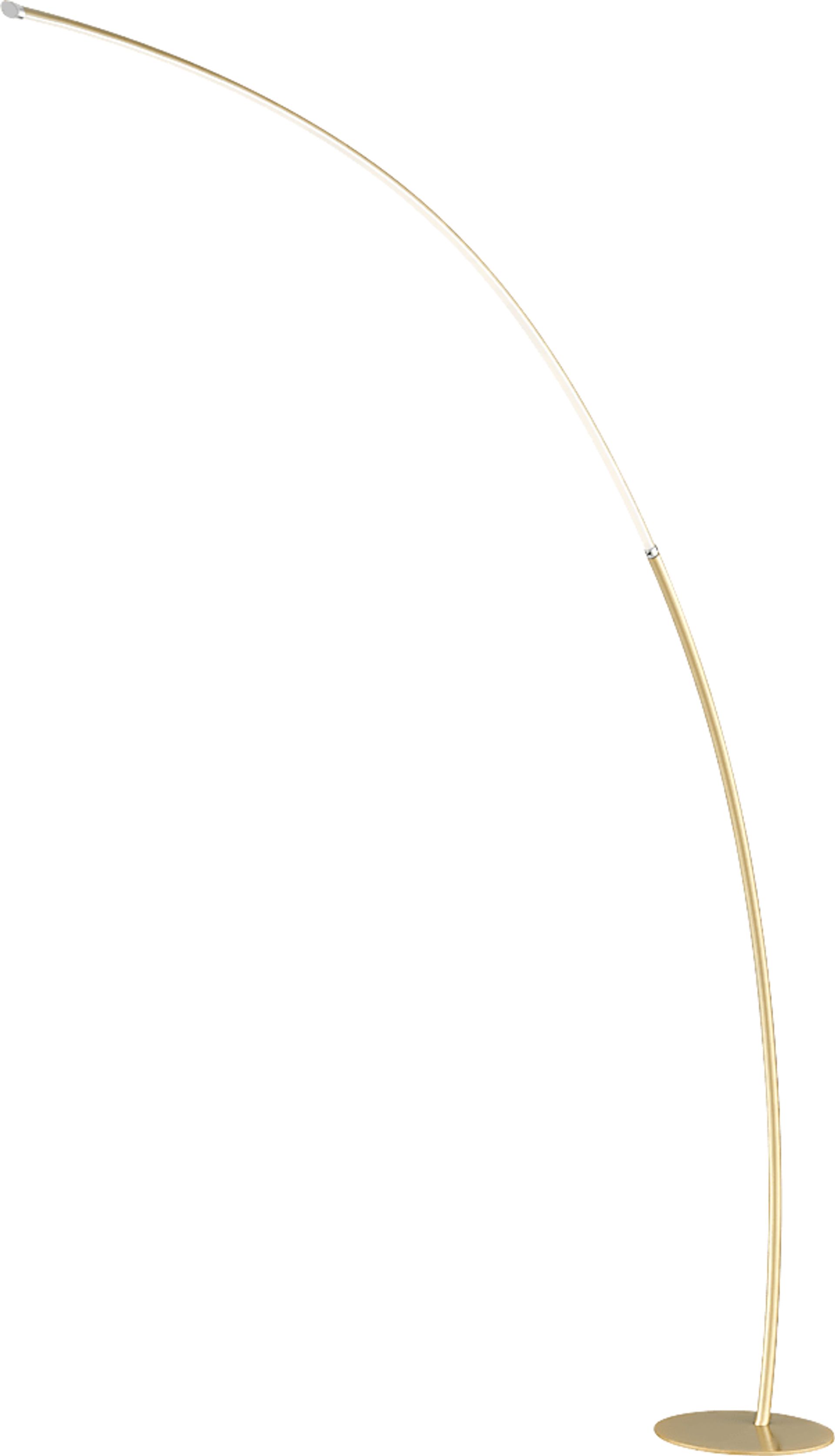 Crescentt Gold Floor Lamp - Image 1