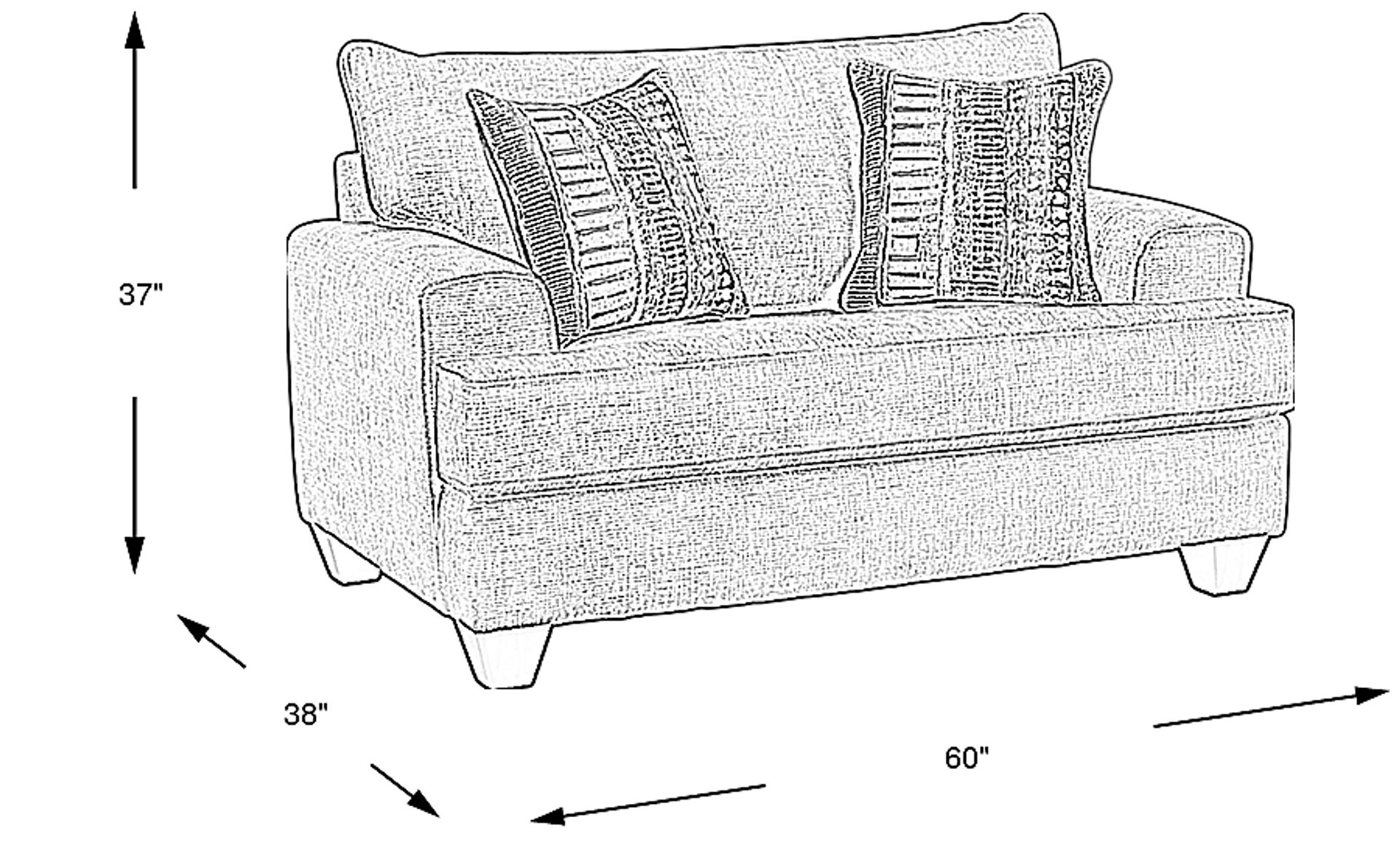Dimension Image. Please refer to the Dimension Tab on this page for dimension details.
