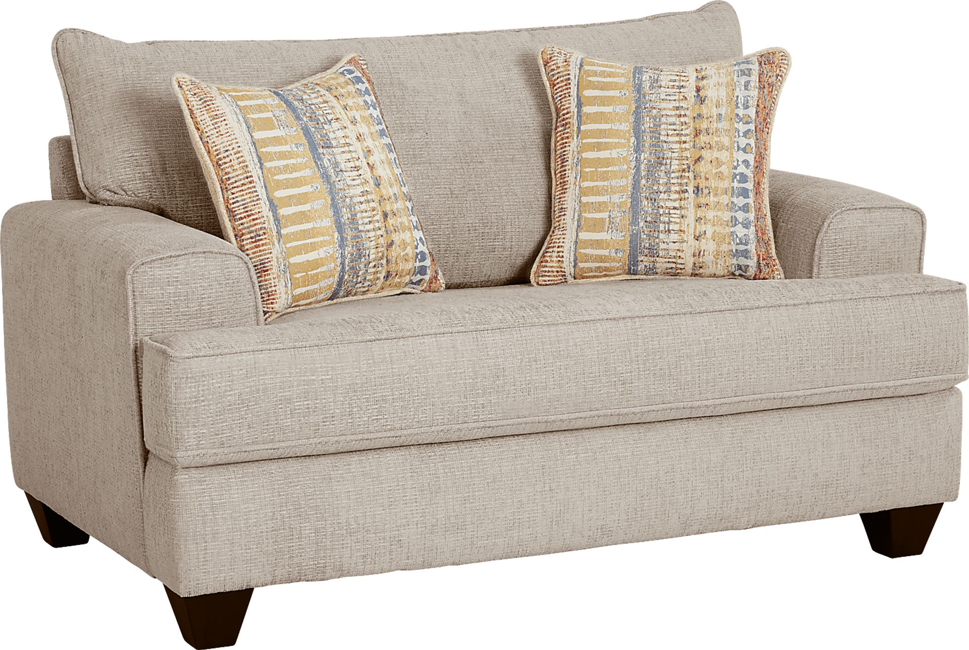Crescent Bay Beige Woven Premium Sleeper Chair