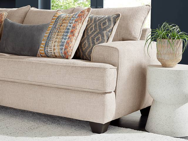 Crescent Bay Beige Sleeper Sofa - Thumbnail - Image 4