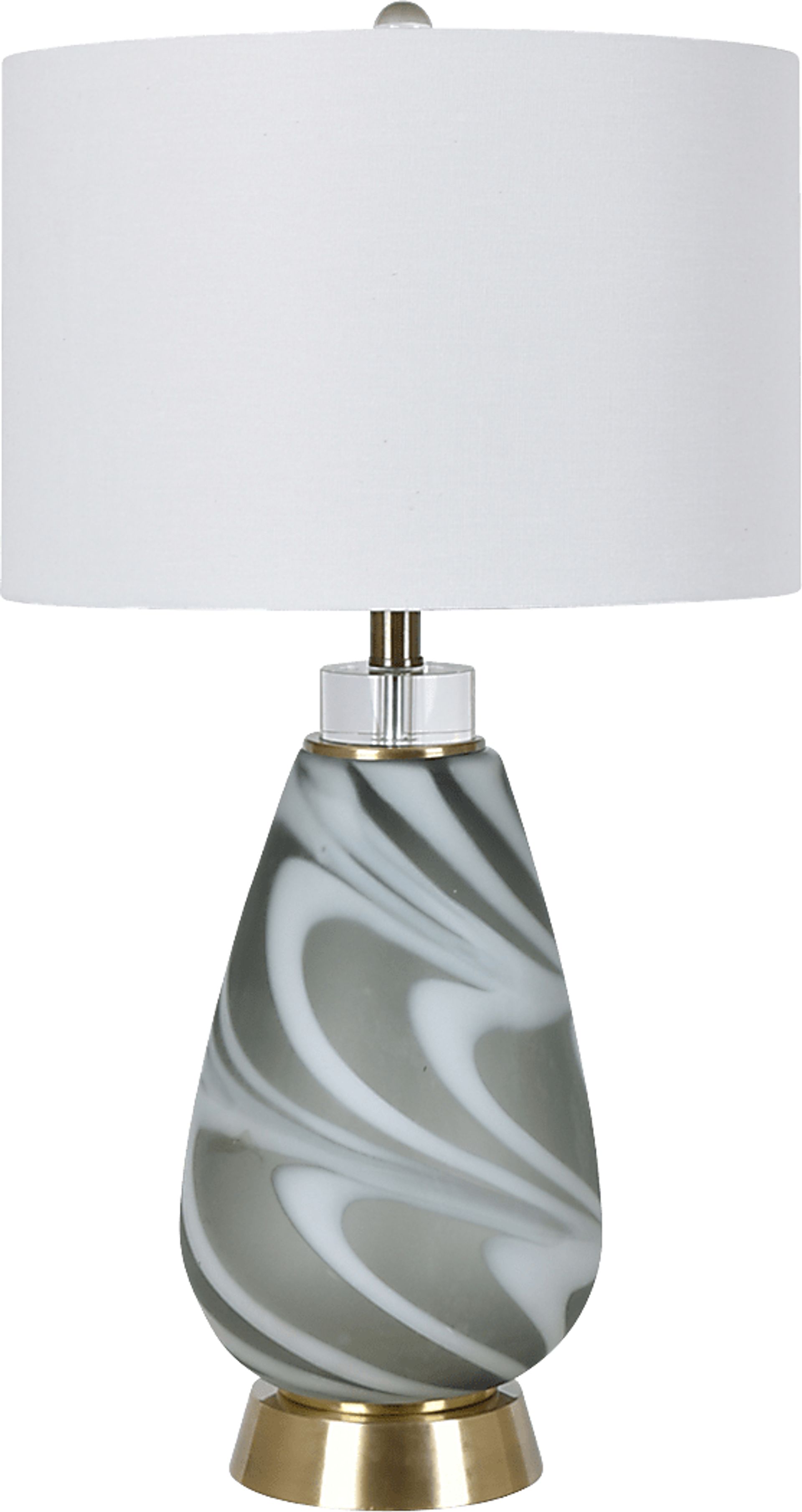 Crescent Lane Olive Lamp - Image 1
