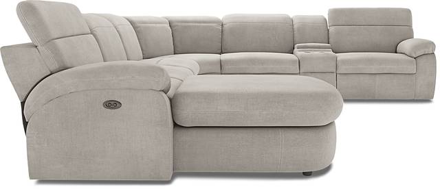 Crescent Place Gray 9 Pc Power Reclining Sleeper Sectional Living Room - Thumbnail - Image 5