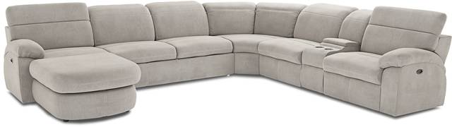Crescent Place Gray 9 Pc Power Reclining Sleeper Sectional Living Room - Thumbnail - Image 2