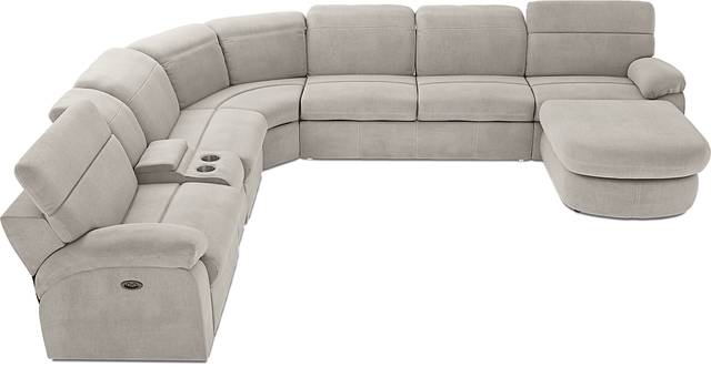 Crescent Place Gray 6 Pc Power Reclining Sleeper Sectional - Thumbnail - Image 4