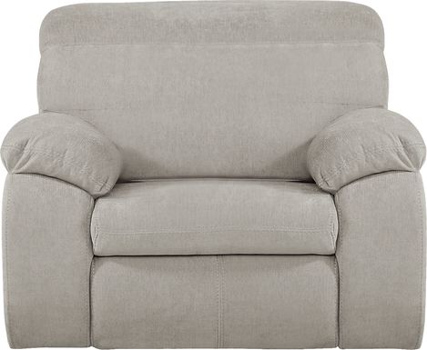 Crescent Place Gray Power Recliner