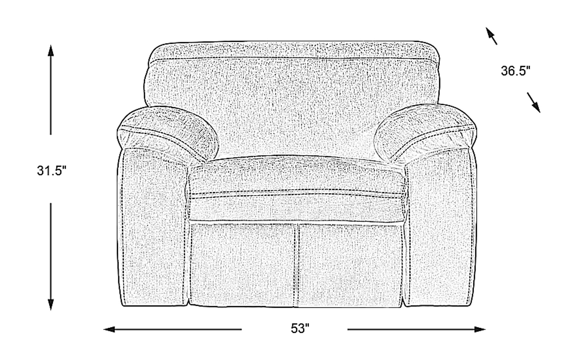 Dimension Image. Please refer to the Dimension Tab on this page for dimension details.