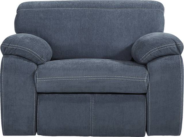 Crescent Place Navy Power Recliner - Thumbnail - Image 2