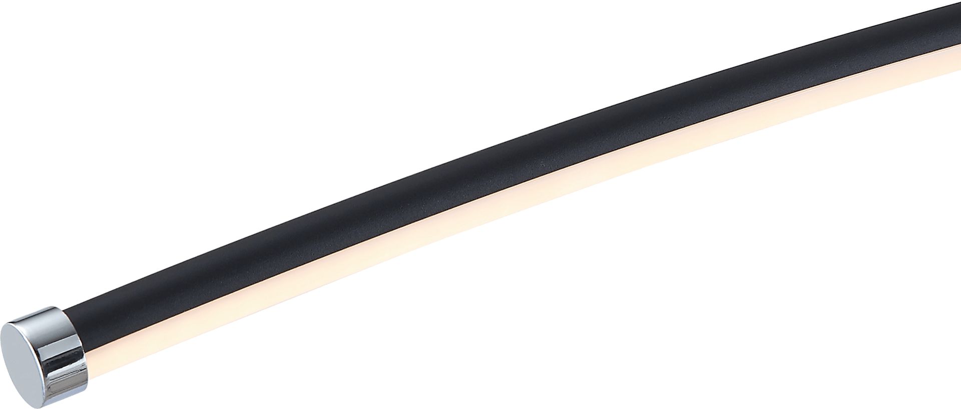 Crescentt Black Floor Lamp - Image 3