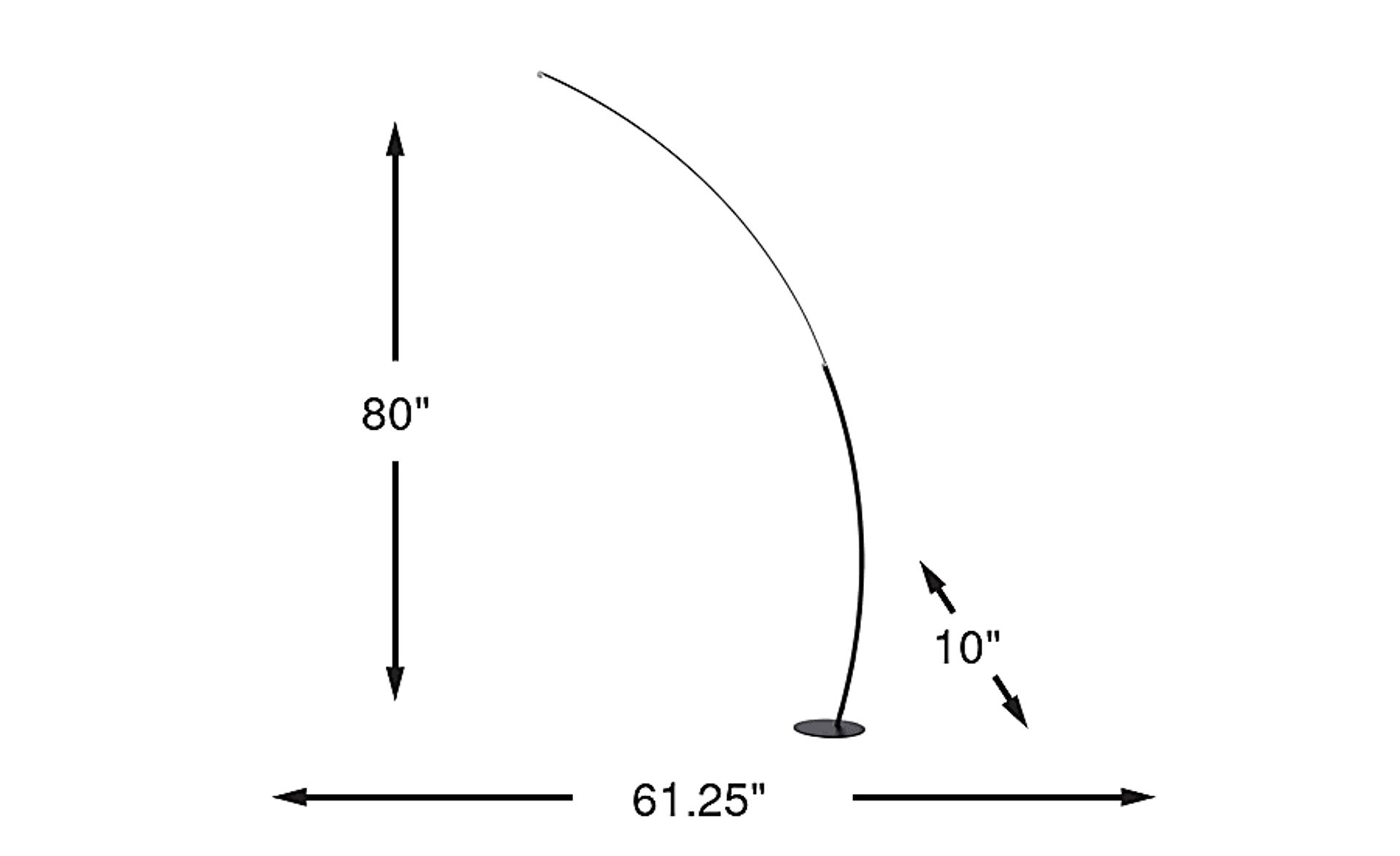 Dimension Image. Please refer to the Dimension Tab on this page for dimension details.