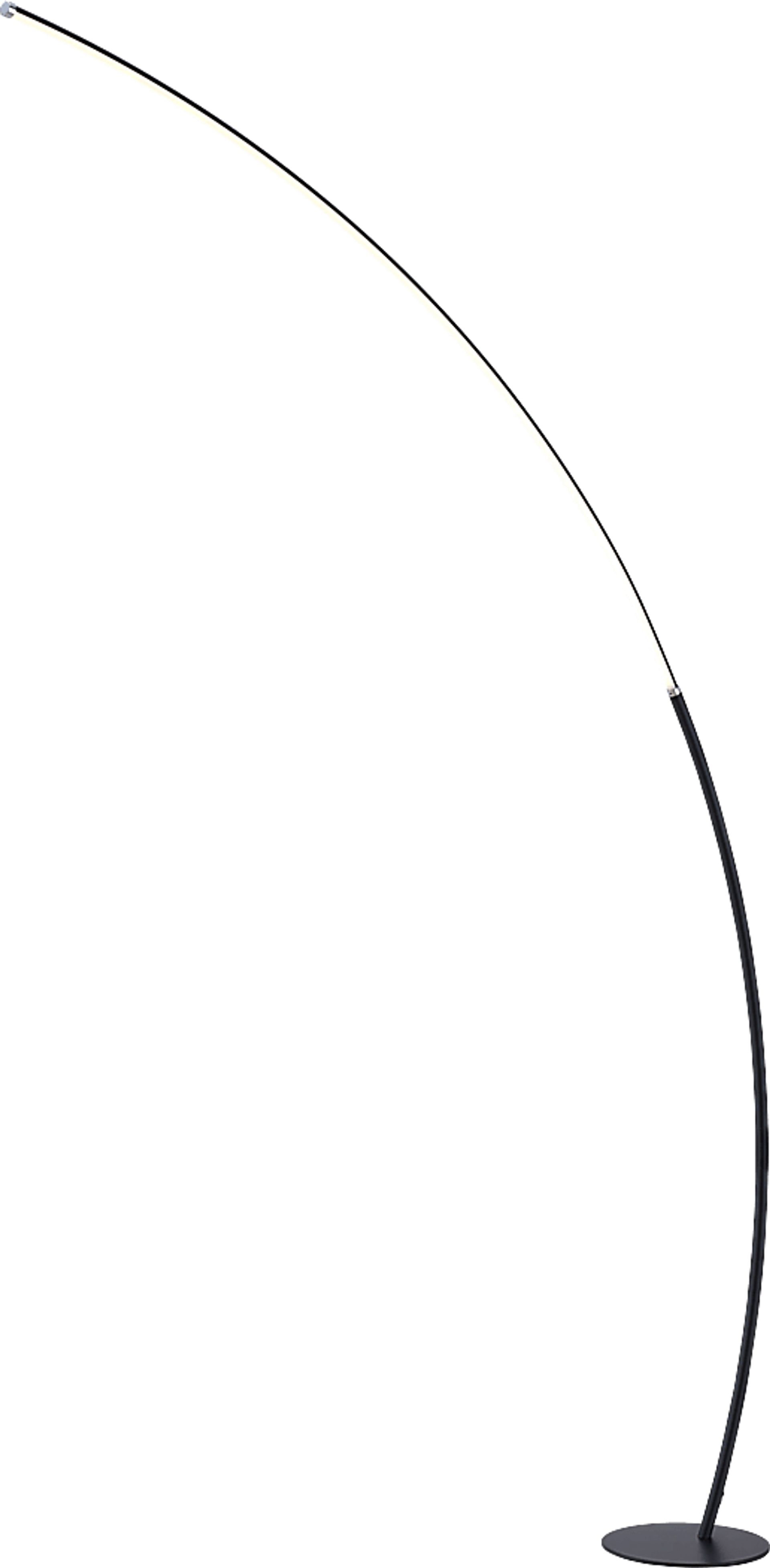 Crescentt Black Floor Lamp - Image 1
