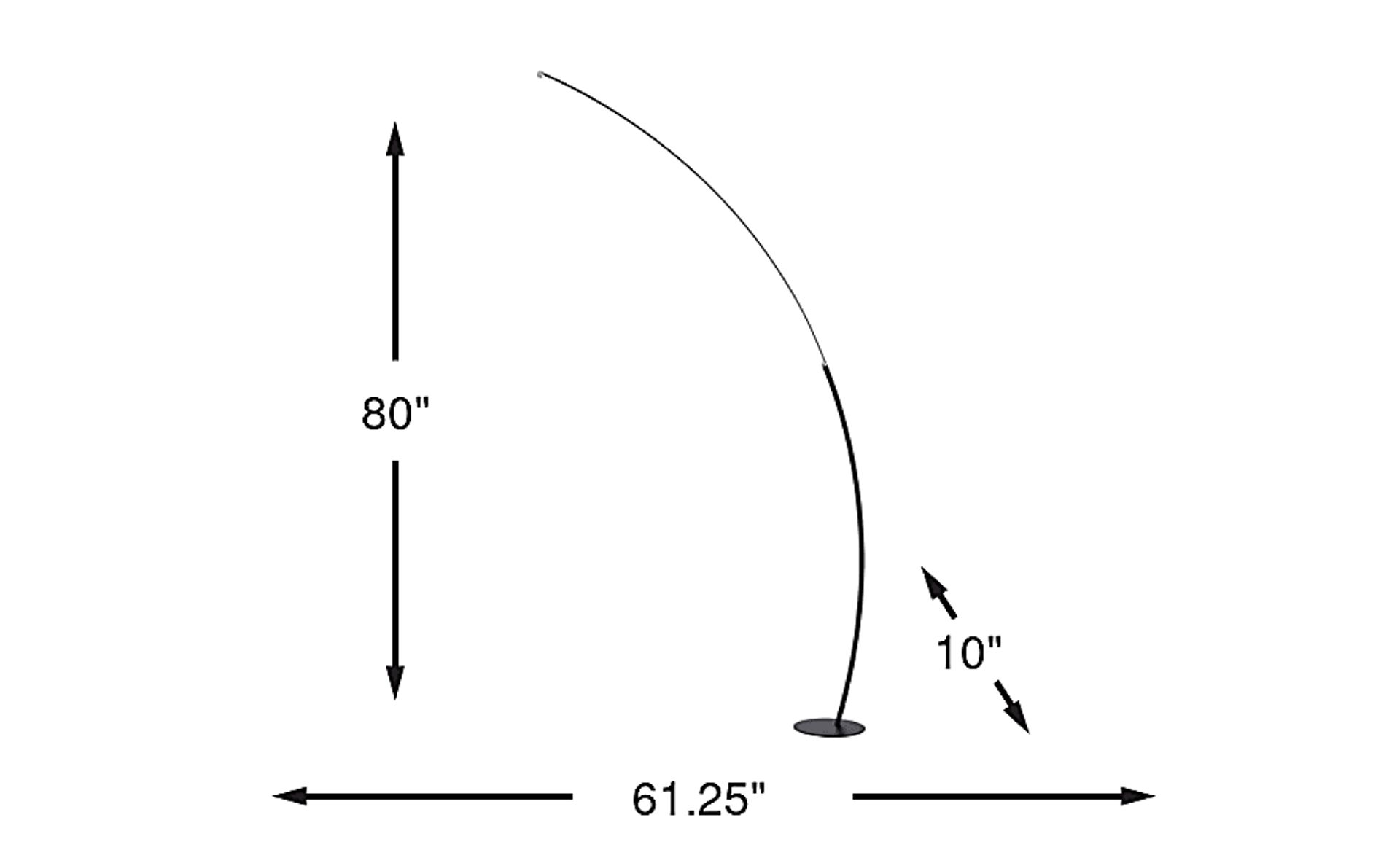 Dimension Image. Please refer to the Dimension Tab on this page for dimension details.