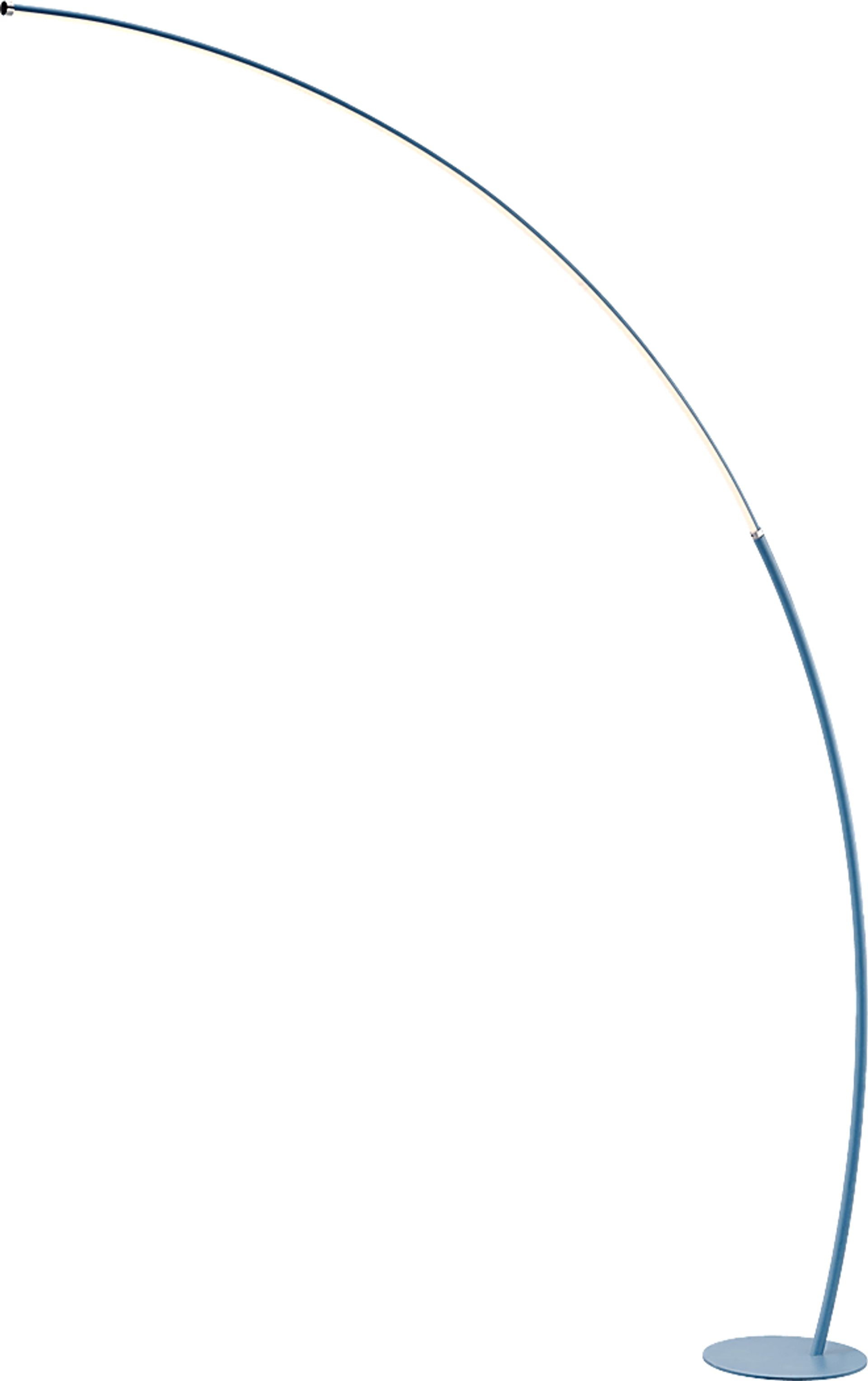 Crescentt Blue Floor Lamp - Image 1