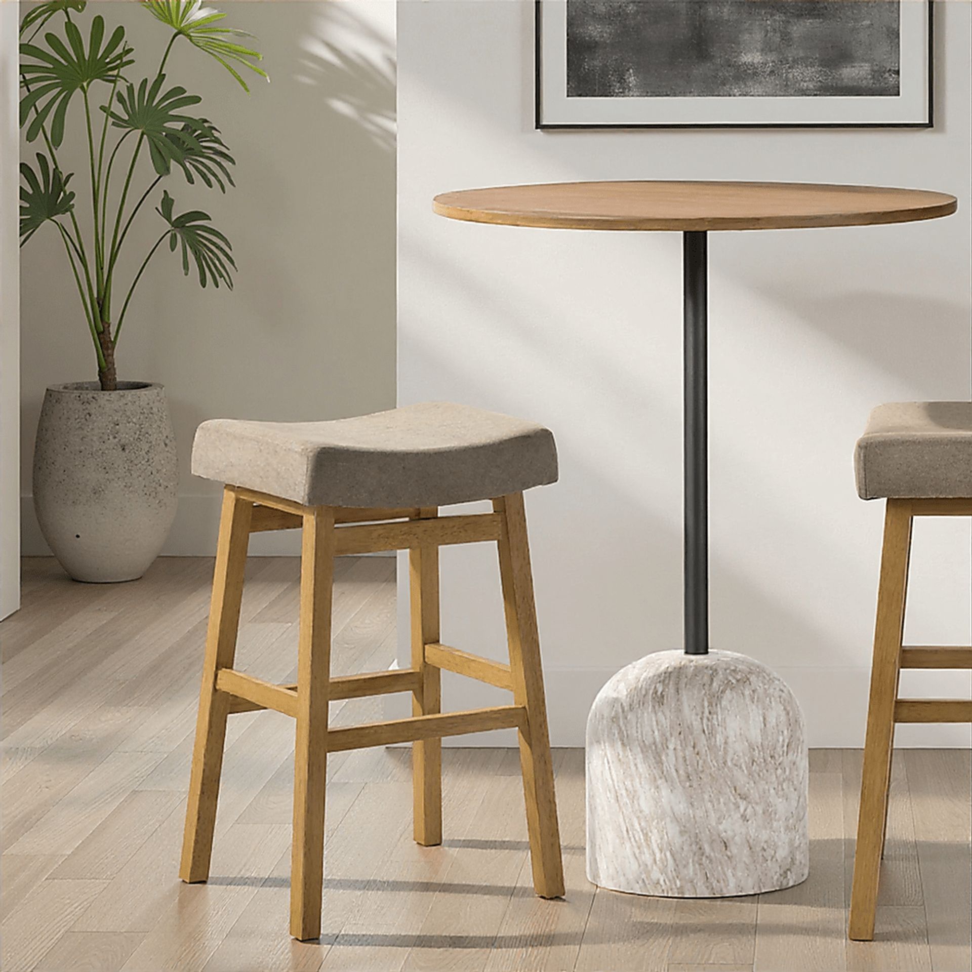 Crescroft Brown Barstool - Image 2