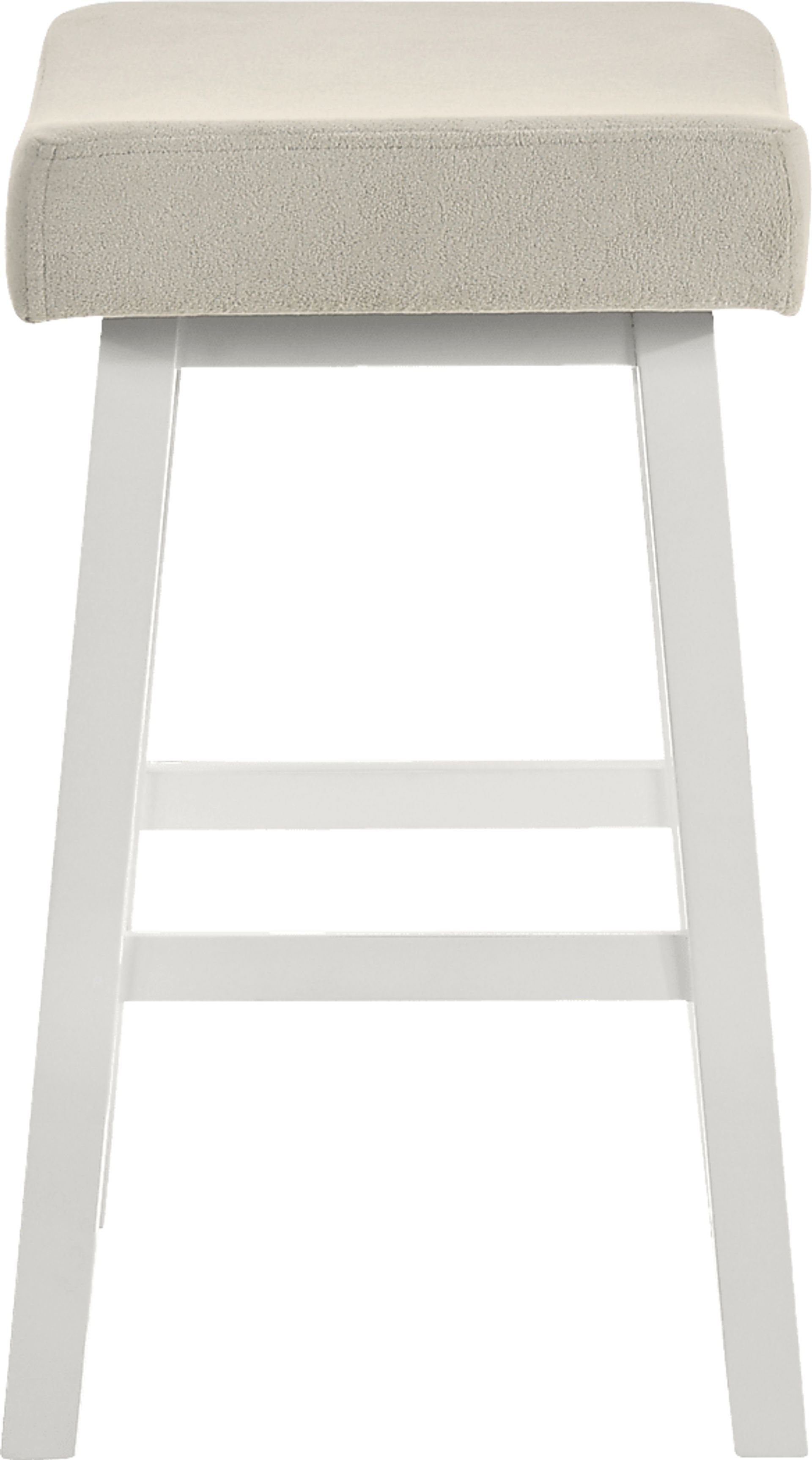 Crescroft White Counter Height Stool - Image 3