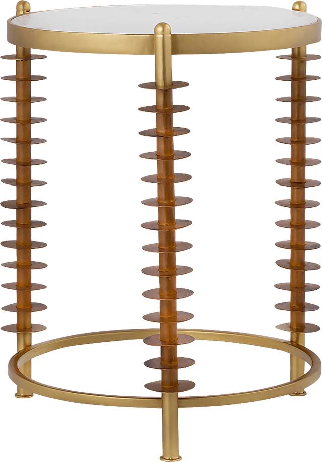 Creselle Brass Side Table - Thumbnail - Image 3