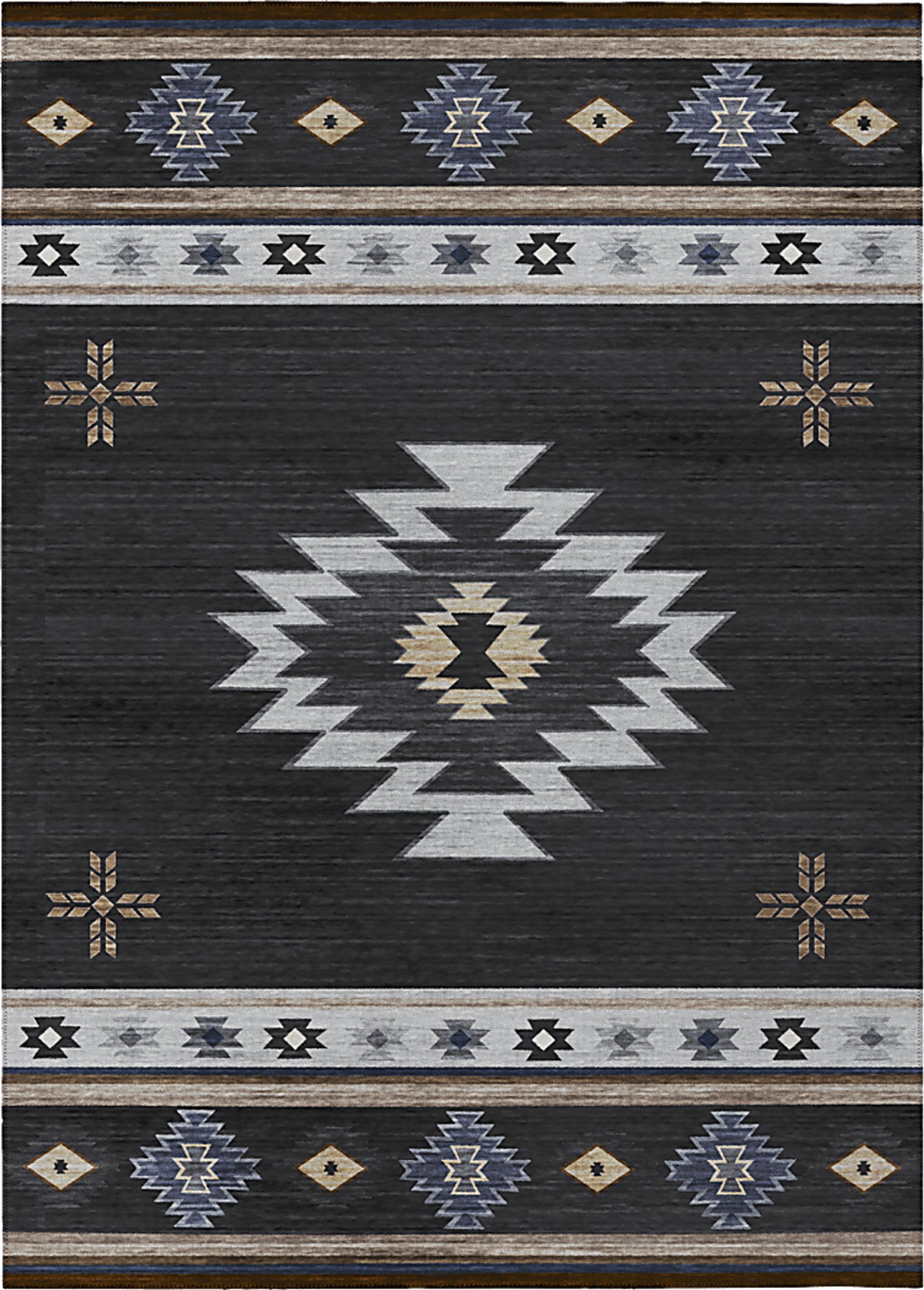 Barinza Black 8' x 10' Rug - Image 1