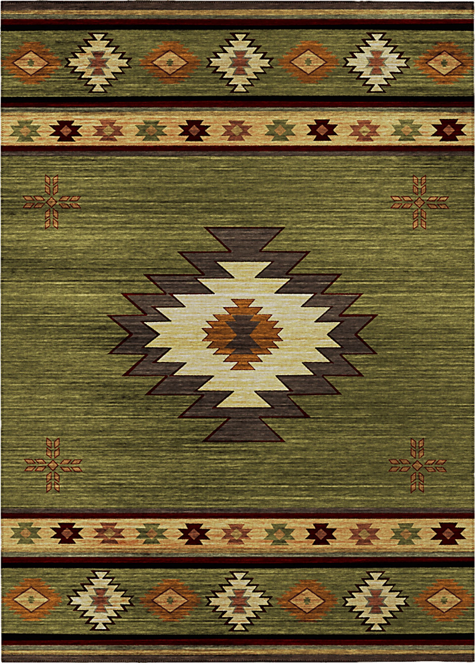 Barinza Green 8' x 10' Rug - Image 1