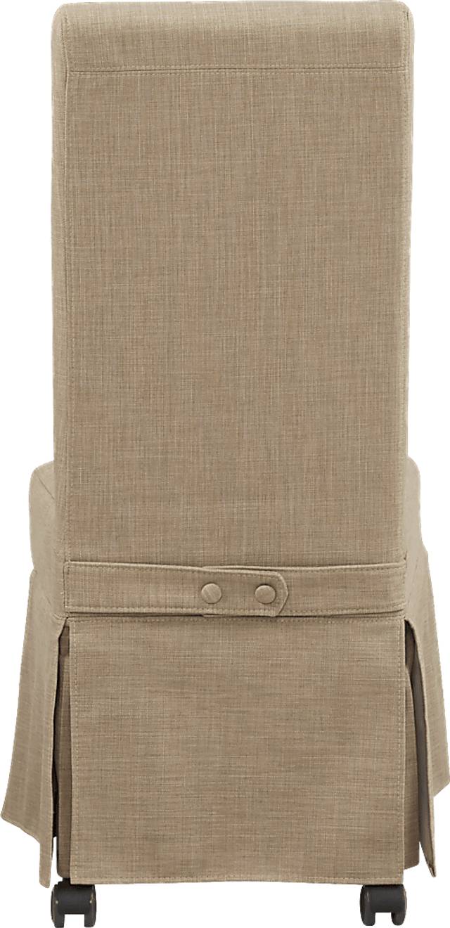 Crespin Camel Side Chair - Thumbnail - Image 2