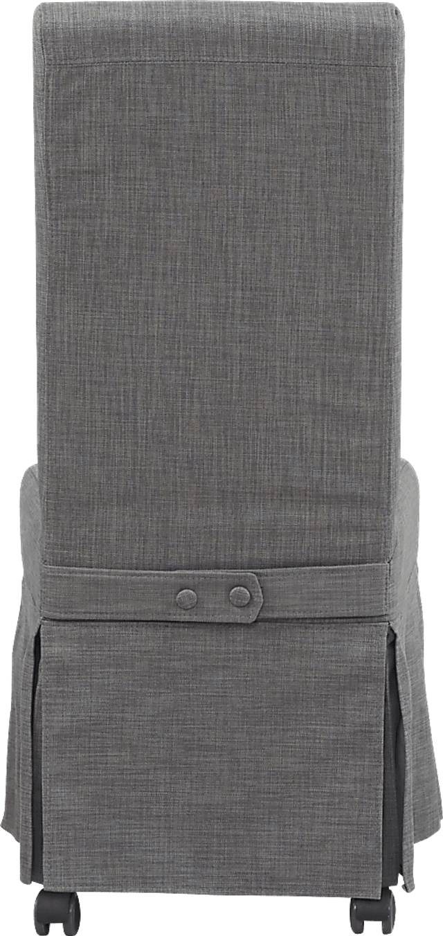 Crespin Gray Side Chair - Thumbnail - Image 2