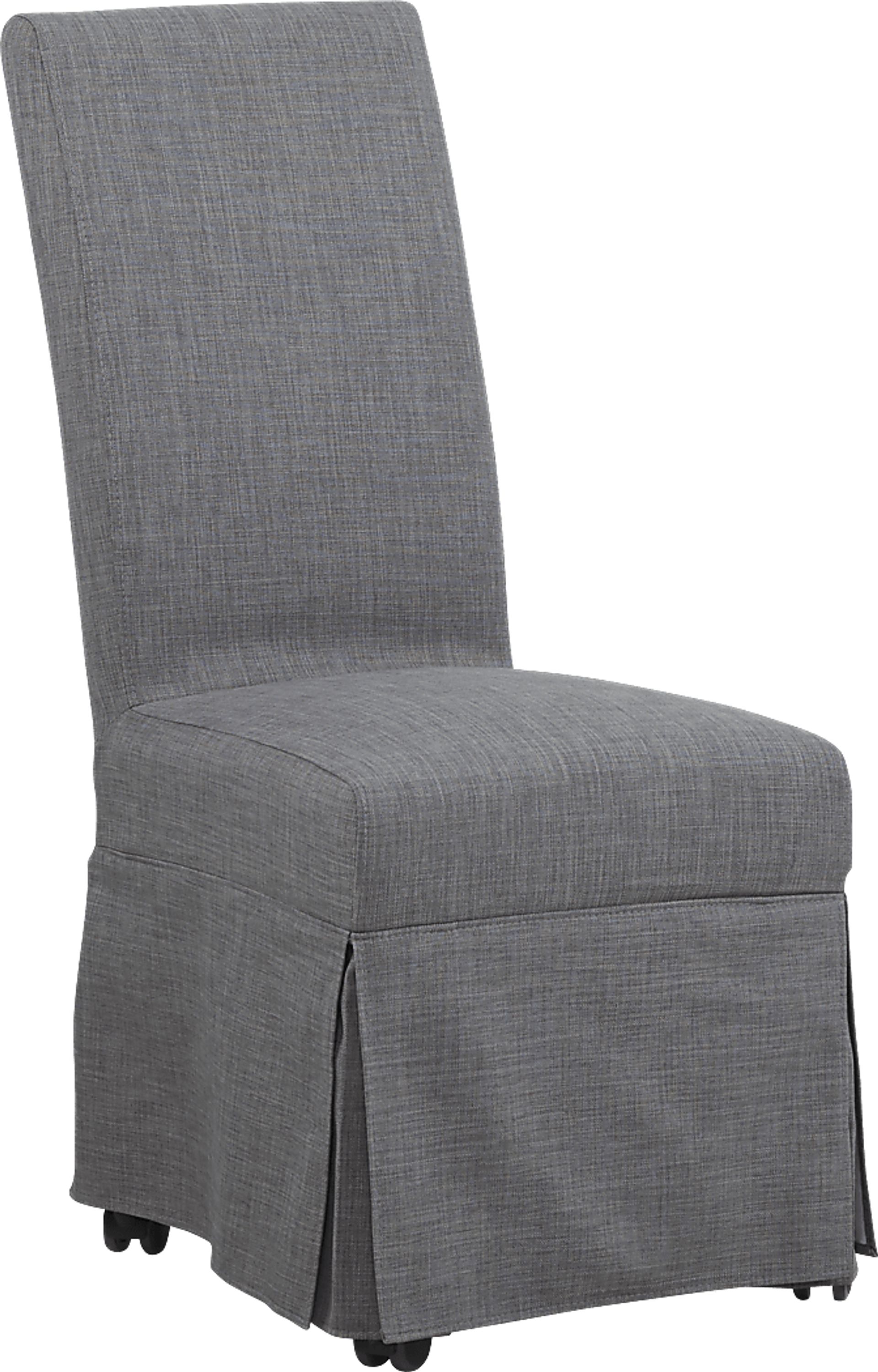 Crespin Gray Side Chair - Image 1