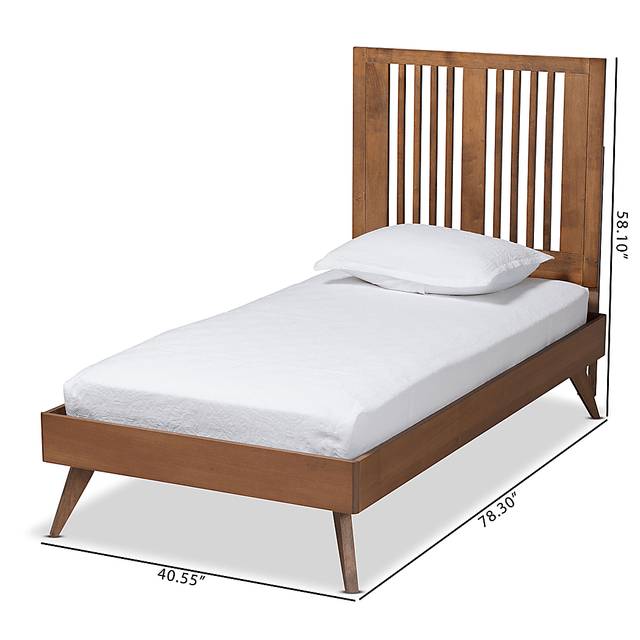 Cresstone Brown Twin Bed - Thumbnail - Image 8