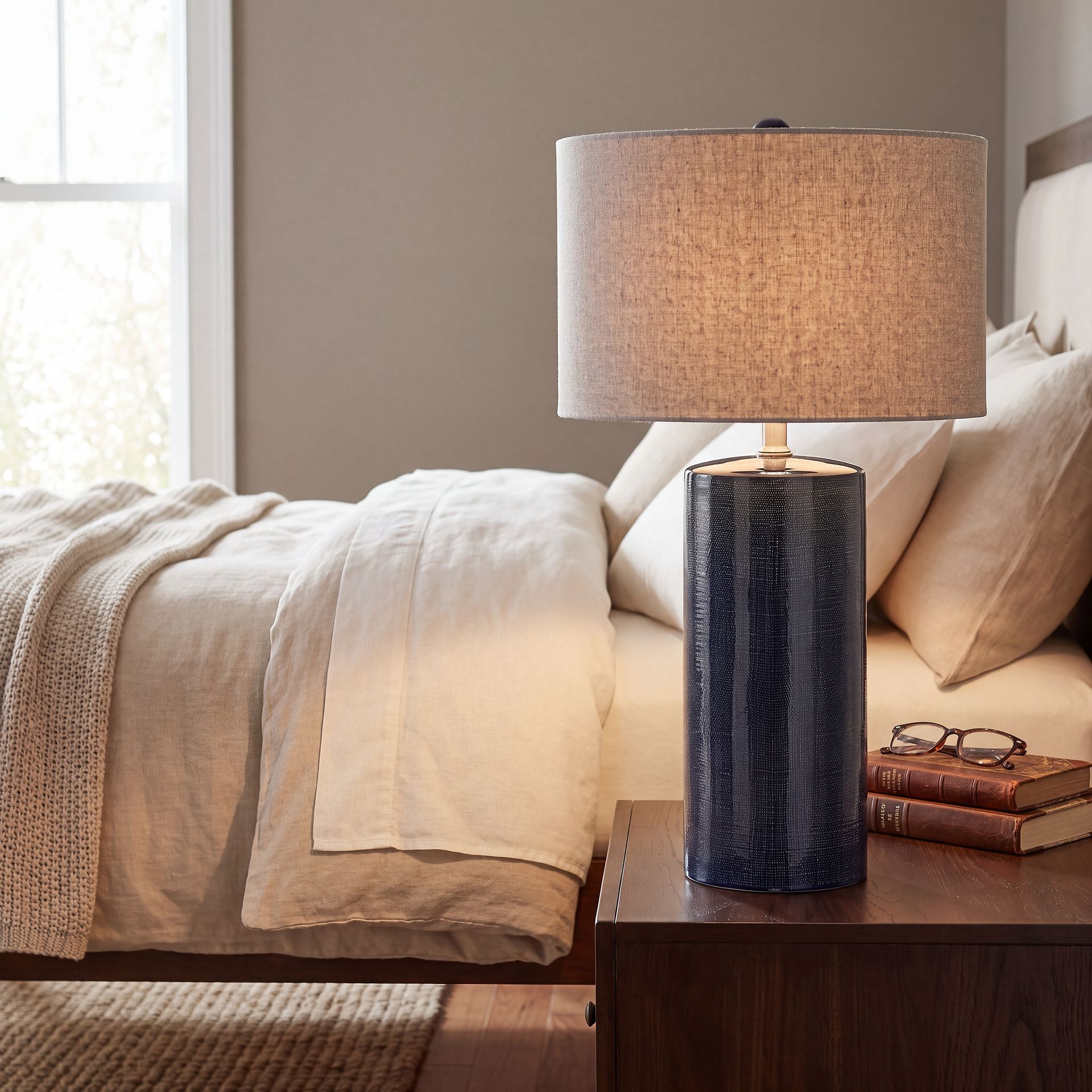 Crest Estates Blue Lamp - Image 3