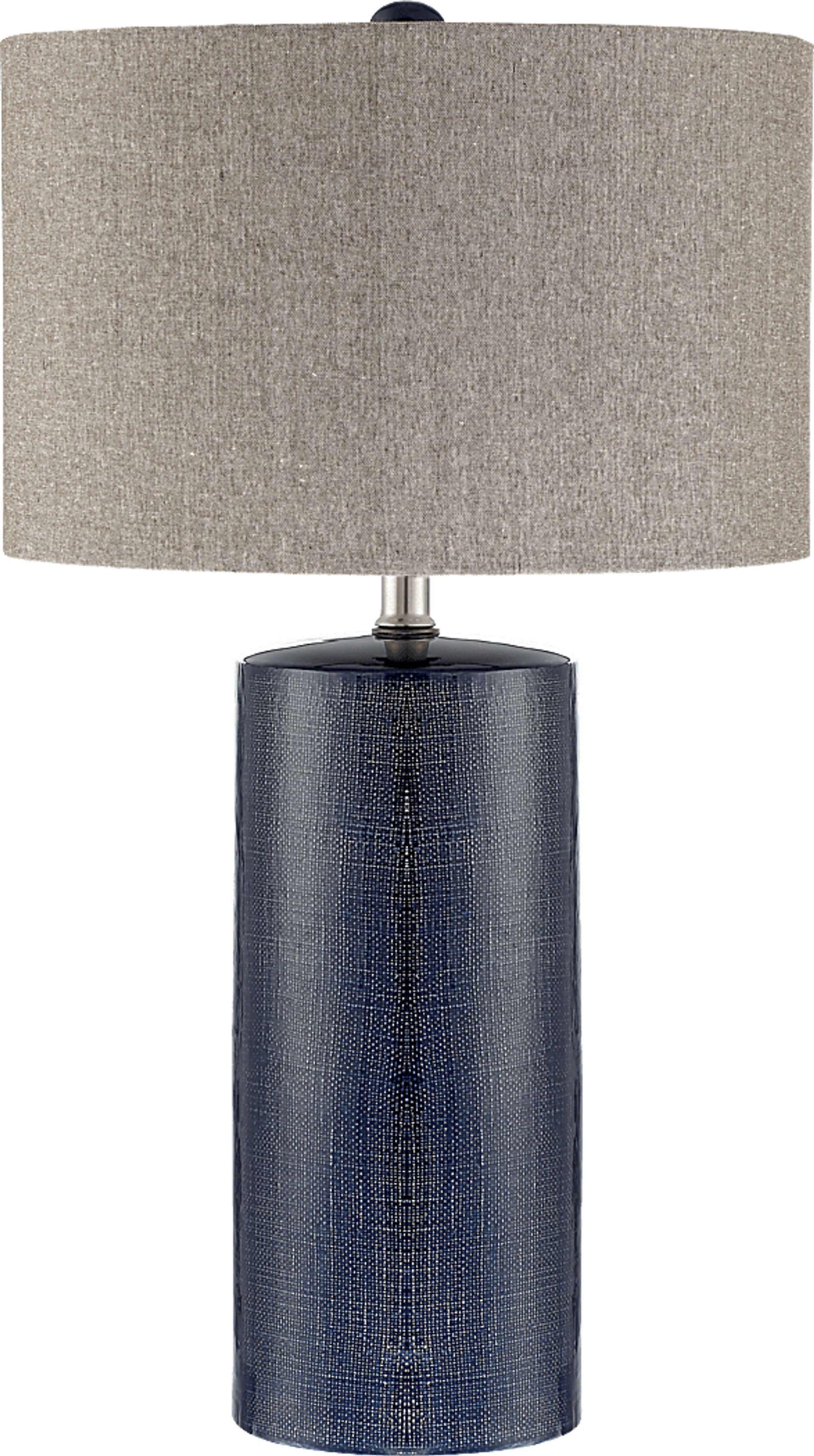 Crest Estates Blue Lamp - Image 1