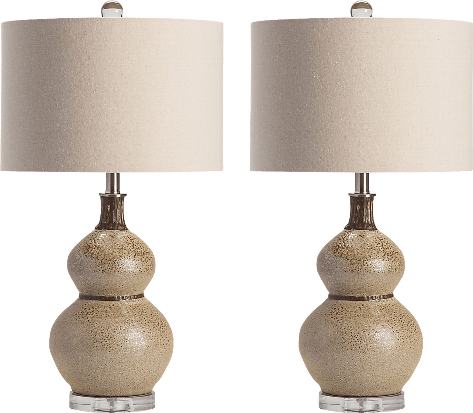 Crest Point Beige Lamp, set of two - Image 1