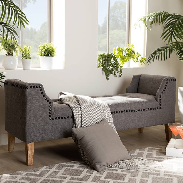 Crestaire Gray Accent Bench - Thumbnail - Image 2