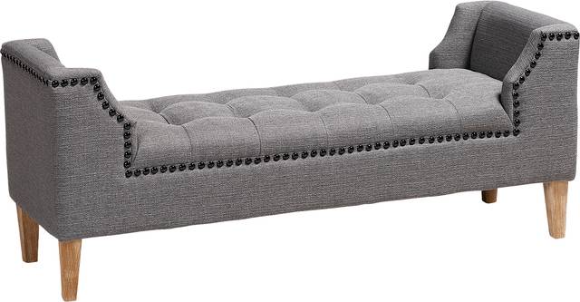 Crestaire Gray Accent Bench - Thumbnail - Image 1