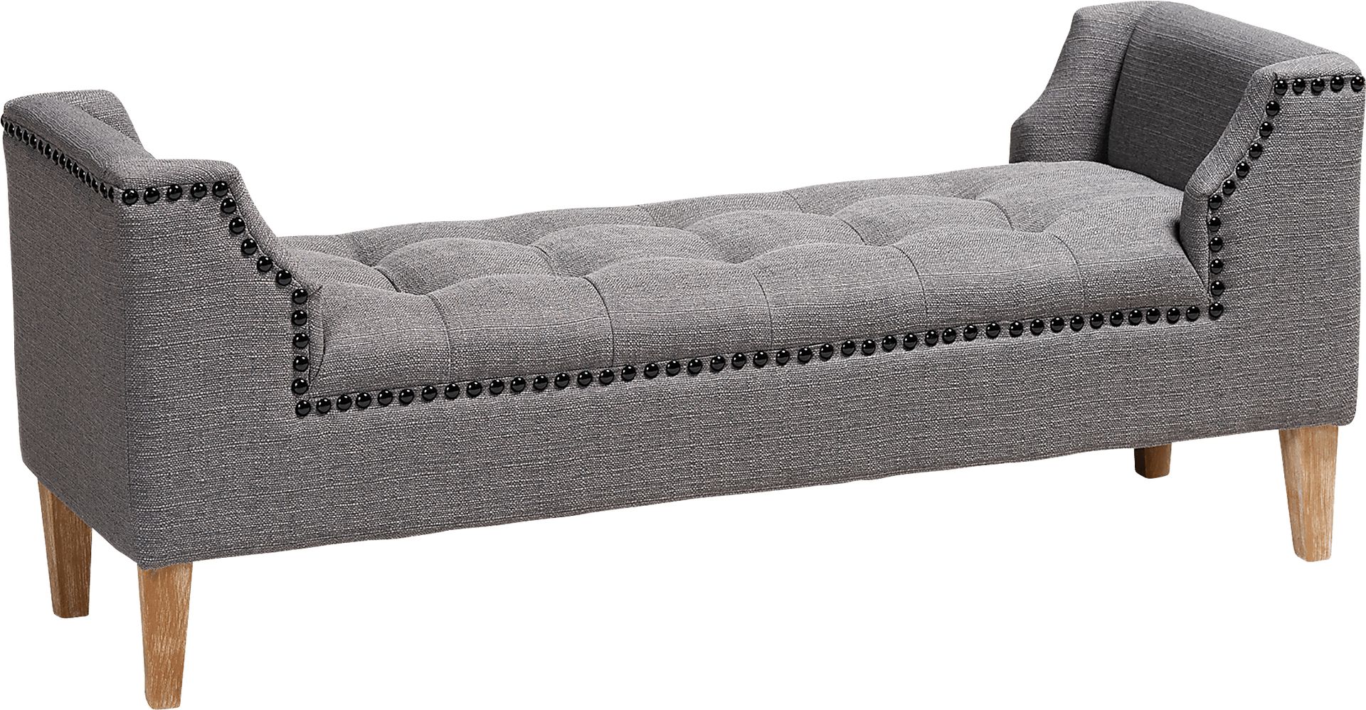 Crestaire Gray Accent Bench - Image 1