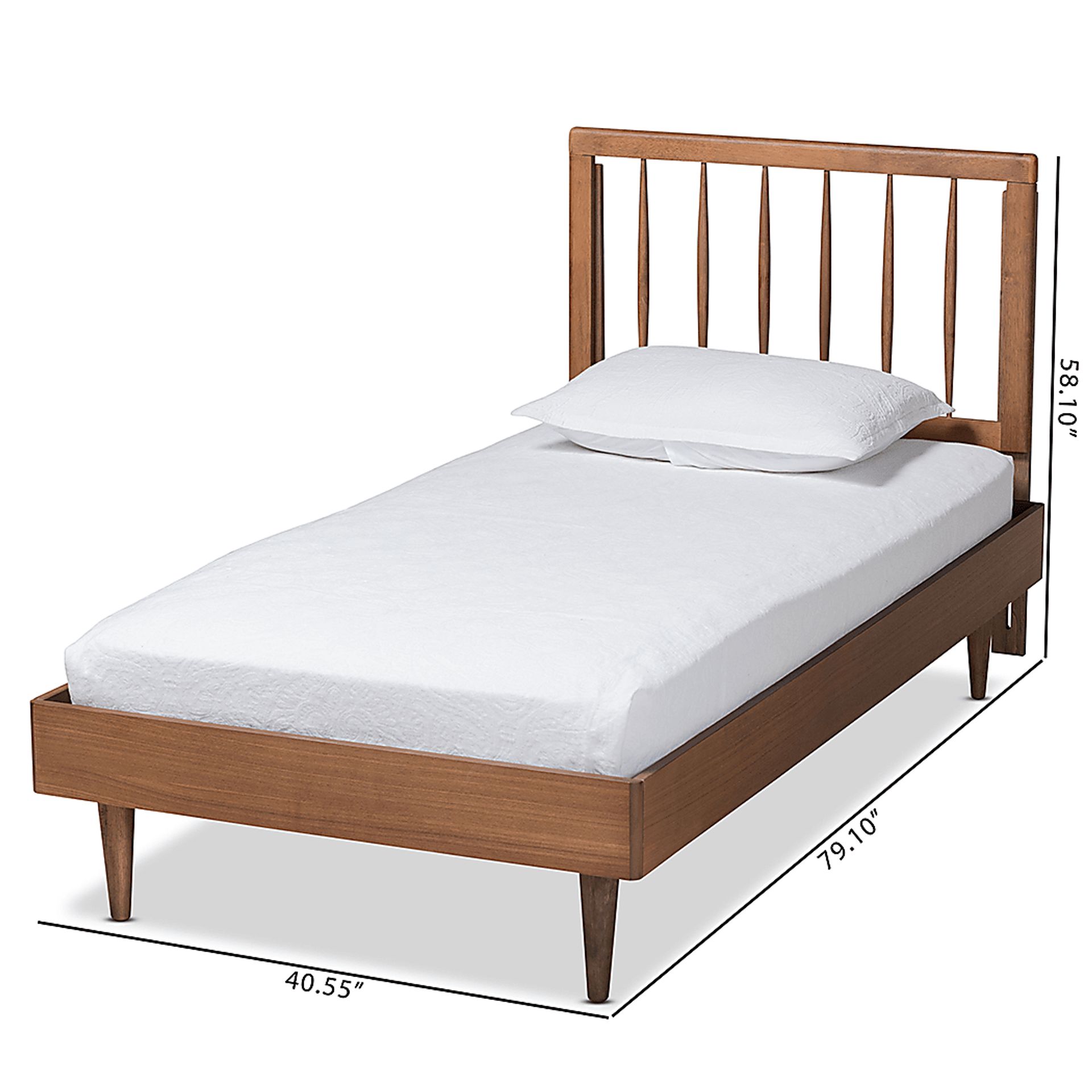 Crestbrook Brown Twin Bed - Image 8