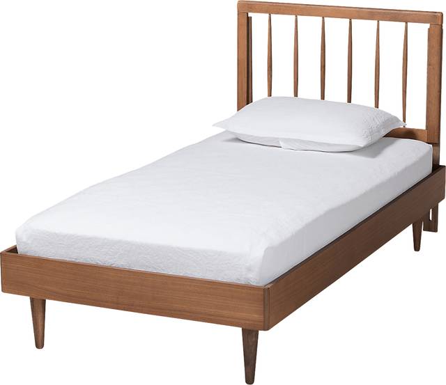Crestbrook Brown Twin Bed - Thumbnail - Image 1