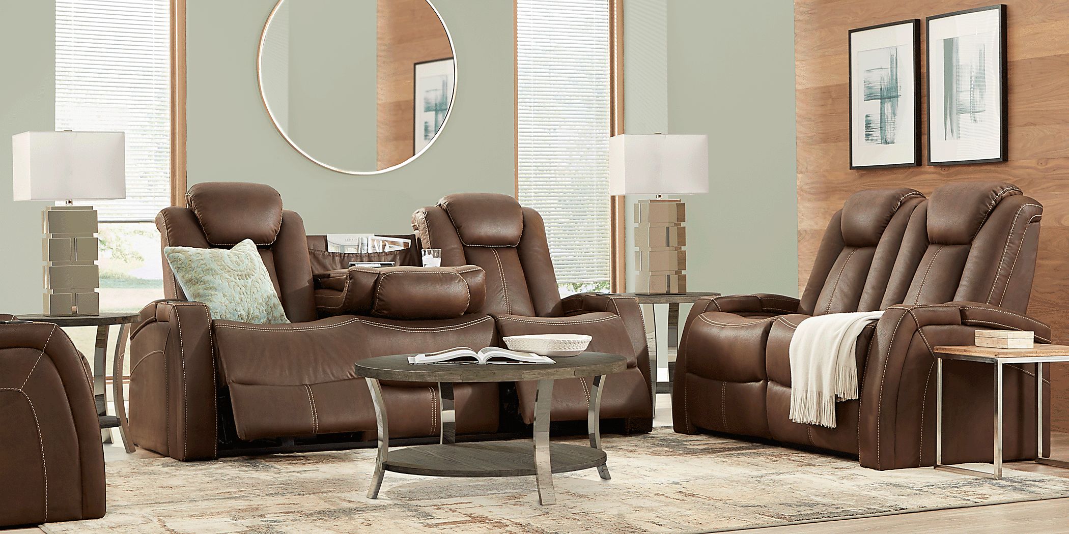 crestline fabric living room