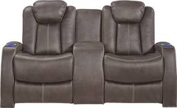 power reclining console loveseat