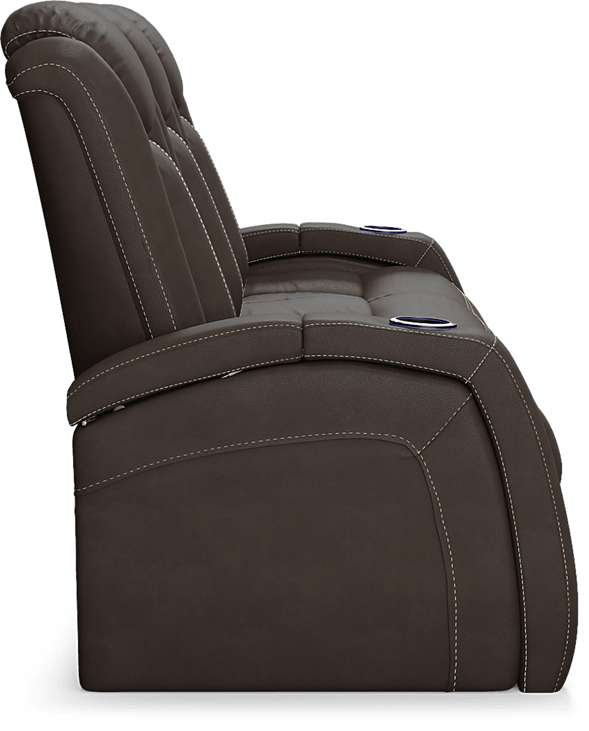 Crestline Brown Dual Power Reclining Sofa - Image 5
