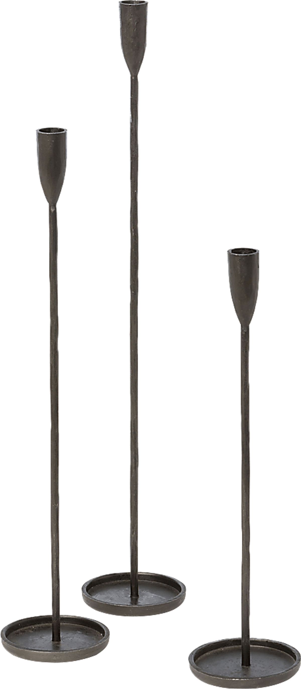 Crestloch II Black Candle Holder, Set Of 3 Rooms to Go
