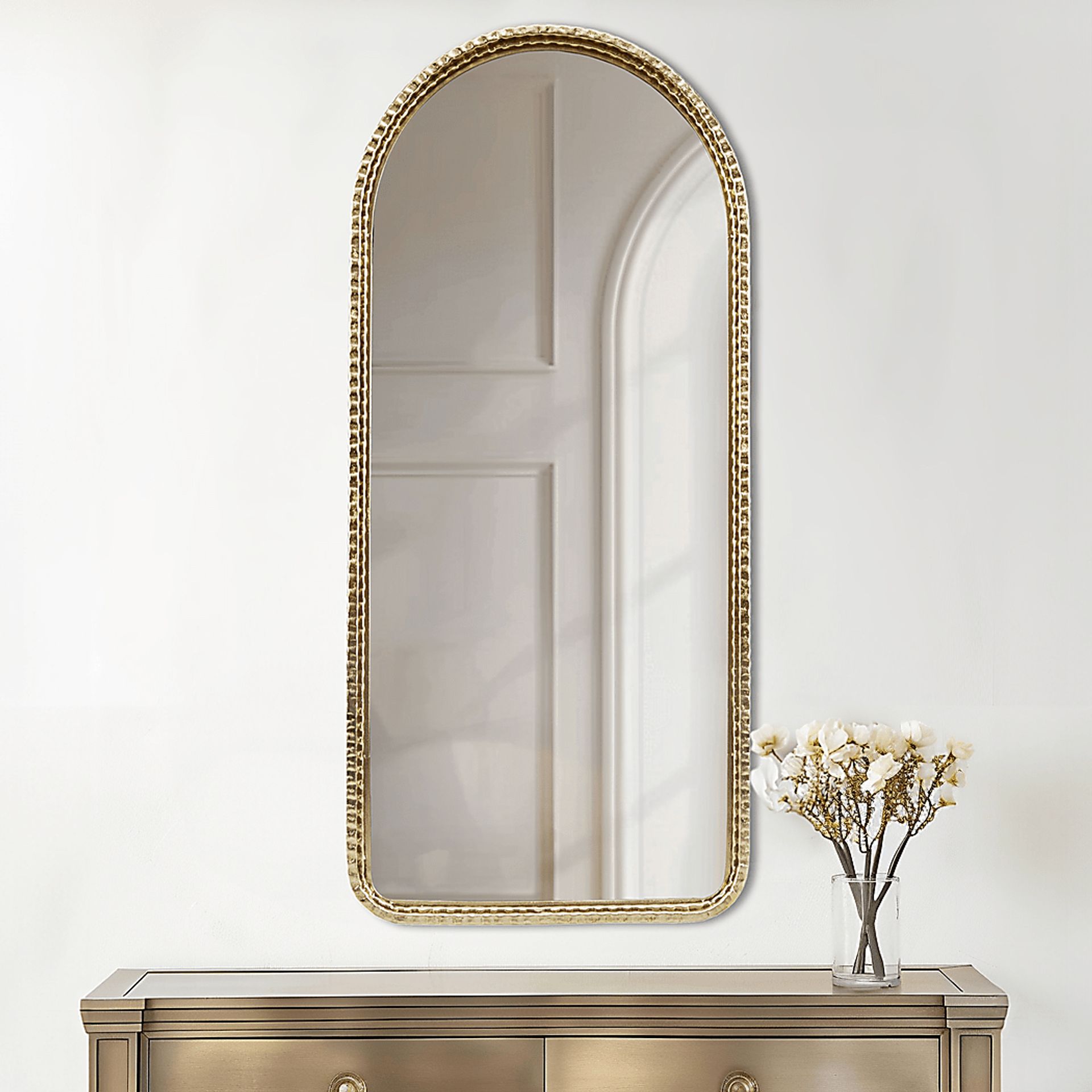 Crestmeade Gold Mirror - Image 2